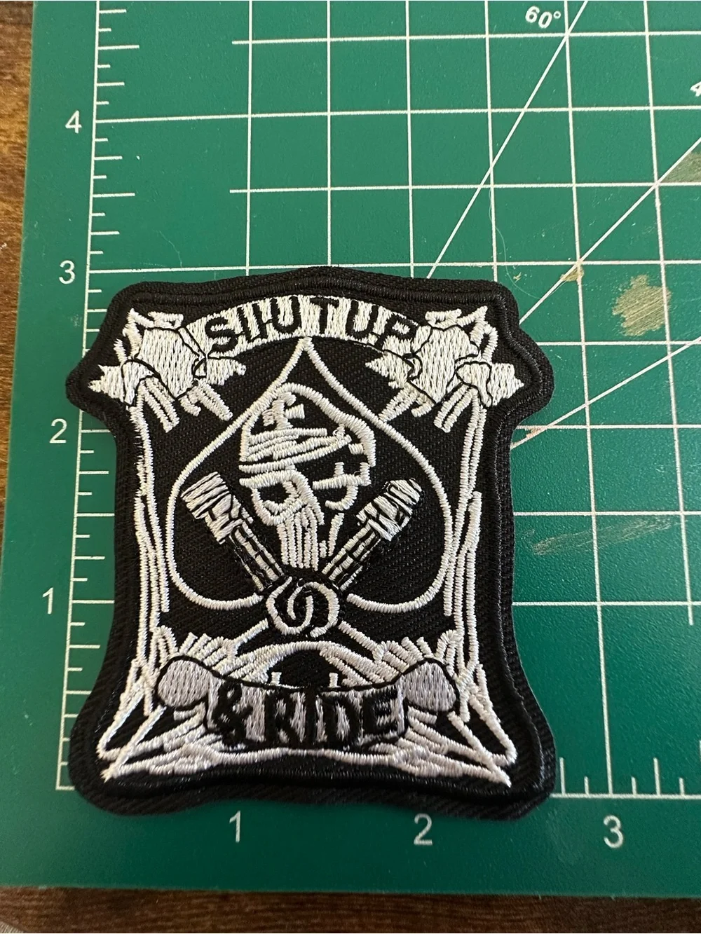 HAND CURATED black and white patch set
